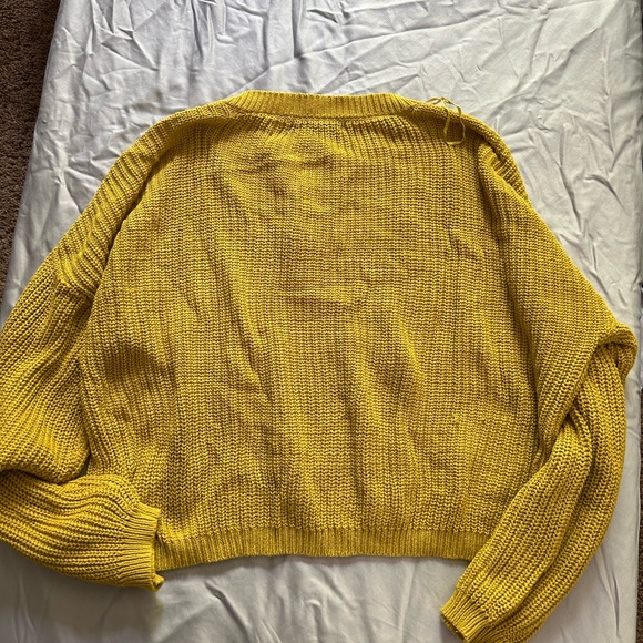 3 items for $30 Sweater gold tie front - Picture 7 of 9